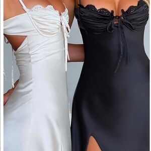 Baby boo sherise mini satin baby doll dress